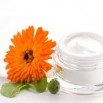 face-cream-and-calendula-flower